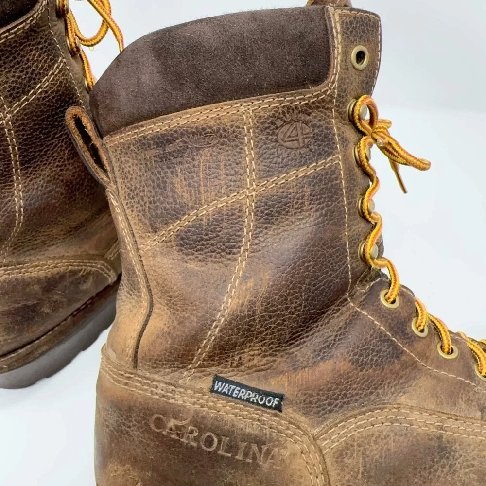 Carolina Logger Boots Mens Size 11.5 EEE Brown Composite Safety Toe CA7521 Chore